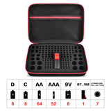 Battery Organizer Case with Tester – Large Capacity Storage Holder for Home & Garage thumbnail 2