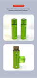 USB Rechargeable AA Lithium Batteries (4-Pack) – 1.5V 1500mWh Fast-Charge, Long-Lasting with Storage Case thumbnail 8