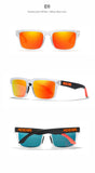 KDEAM Polarized Sunglasses – Unisex Square Frame UV400 Outdoor Eyewear (Red Mirror Lens, Model KD332) thumbnail 13