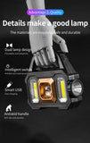 Solar Rechargeable Flashlight – Zoomable Waterproof COB LED Torch & Portable Lantern thumbnail 10