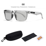 KDEAM Polarized Sunglasses – Unisex Square Frame UV400 Outdoor Eyewear (Red Mirror Lens, Model KD332) thumbnail 60