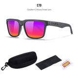 KDEAM Polarized Sunglasses – Unisex Square Frame UV400 Outdoor Eyewear (Red Mirror Lens, Model KD332) thumbnail 51