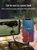 Hand Crank Emergency Weather Radio with Bluetooth – Solar/USB Rechargeable, Portable Power Bank thumbnail 15
