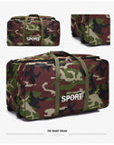 Camouflage Waterproof Oxford Travel Duffle Bag – Large Capacity Moving & Storage Bag thumbnail 19