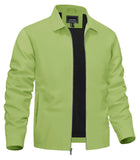 TACVASEN Men’s Lightweight Bomber Jacket – Casual Zip-Up Workwear for Spring & Fall, Water-Resistant Outdoor Windbreaker thumbnail 46