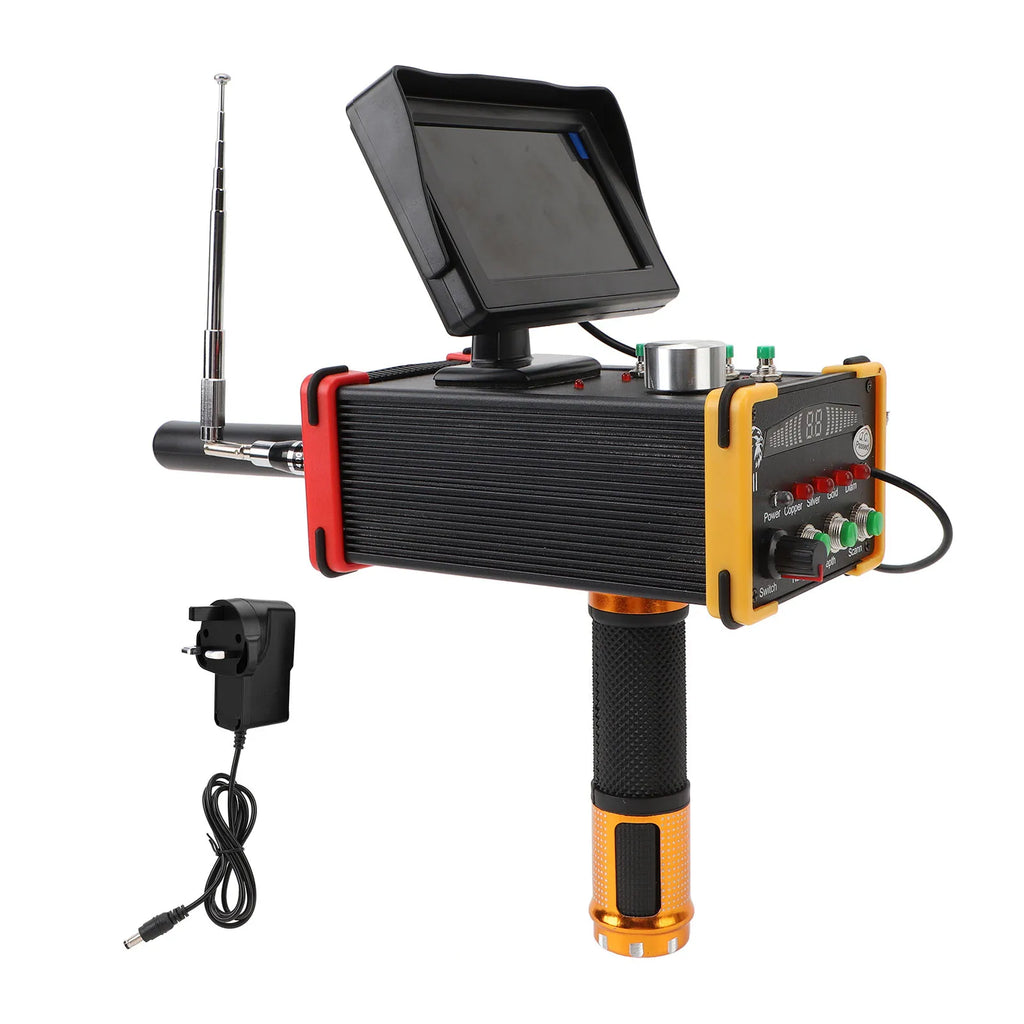 High-Accuracy Long-Range Underground Metal Detector – 15m Depth, 1000m Range – Gold, Copper, Silver & Gem Detection