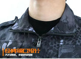 Men’s Wear-Resistant Outdoor Workwear Set – Black Python Pattern | Durable Polyester Tracksuit thumbnail 11