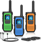 AWANFI Rechargeable Walkie Talkies (2/3/4-Pack) – Long Range 2-Way Radios with 16 Channels, VOX, USB-C Charging – Ideal for Kids & Adults, Outdoor Camping & Hiking thumbnail 21
