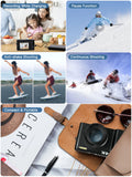 Melcam 4K Digital Camera with Flip Screen – 48MP Autofocus Vlogging Camera for Photography & Video, Anti-Shake, Flash, 16X Zoom thumbnail 5