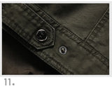 Men’s Plus Size Military Cargo Jacket – Spring & Autumn | Sizes M–6XL | Lightweight, Breathable, Tactical Style thumbnail 27