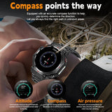 LIGE 2025 GPS Smartwatch for Men – Outdoor Sport Watch with AI Assistant, Compass, Altimeter, Barometer, and 3ATM Waterproof Protection thumbnail 3