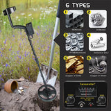 TC-200 Advanced Metal Detector – Adjustable Underground Gold & Metal Tracker with Waterproof Search Coil thumbnail 10