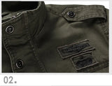 Men’s Plus Size Military Cargo Jacket – Spring & Autumn | Sizes M–6XL | Lightweight, Breathable, Tactical Style thumbnail 18