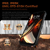 OUKITEL WP53 PRO Rugged Smartphone – 24GB+256GB, 11000mAh Battery, 6.52" HD Display, 50MP Camera, Android 15, NFC thumbnail 5