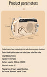 Hand Crank Emergency Weather Radio with Bluetooth – Solar/USB Rechargeable, Portable Power Bank thumbnail 19