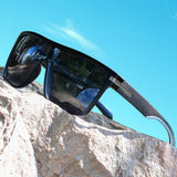 AIMISUV Men's Polarized Oversized Sports Sunglasses – UV400 Protection, Mirror Lens (Model AMS1430) thumbnail 1