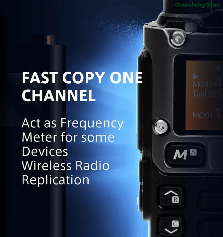 Quansheng UV-K5(8) Long-Range Dual Band Walkie Talkie – 200 Channel Portable Two-Way Radio with AM/FM, Emergency Weather, Cross-Band Intercom & Type-C Charging