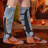 Rechargeable Heated Socks – Unisex Electric Thermal Socks with Remote Control & 3 Heat Settings (2200mAh Batteries Included) thumbnail 1