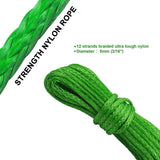 15M Synthetic Winch Rope – 10,000LBS Recovery Cable (5mm) for 4WD, ATV, SUV, Truck, Boat thumbnail 16