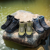 Men’s Waterproof High-Top Hiking & Climbing Shoes – Anti-Slip, Breathable Outdoor Footwear thumbnail 4