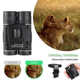 HD 900/1000x25 Long Range Folding Binoculars – Compact 9000M Mini Telescope with BAK4 Prism & FMC Optics thumbnail 7
