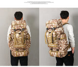 Rilibegan 70L Tactical Hiking Backpack – Camouflage, Waterproof thumbnail 29