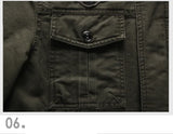 Men’s Plus Size Military Cargo Jacket – Spring & Autumn | Sizes M–6XL | Lightweight, Breathable, Tactical Style thumbnail 22