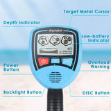 MD-1012 Kids Metal Detector – Lightweight Gold & Treasure Finder with LCD Display, Adjustable Height, and Audio Alerts thumbnail 2