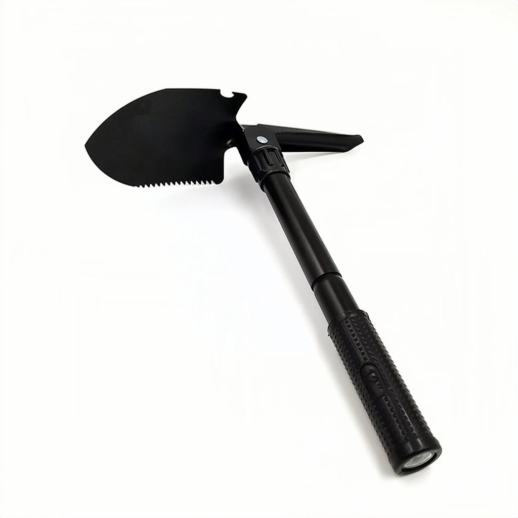Multifunction Folding Tactical Shovel – Survival & Camping Tool Kit with Canvas Bag