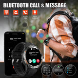 EIGIIS KT76 Smart Watch – 3ATM Waterproof Outdoor Fitness Tracker with Compass, Flashlight, Bluetooth Calling & Health Monitoring thumbnail 5