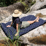 Double Camping Air Mattress with Built-In Pillows – Ultralight Inflatable Sleeping Pad for 2 – Waterproof, Compact & Durable thumbnail 7