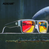 KDEAM All-Black Polarized Sunglasses – Unisex Square Frame | UV400 Protection for Fishing, Driving & Outdoor Adventure thumbnail 1