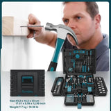 379-Piece Portable Tool Kit – Complete Home & Auto Repair Set with Durable Storage Case thumbnail 4