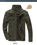 Men’s Plus Size Military Cargo Jacket – Spring & Autumn | Sizes M–6XL | Lightweight, Breathable, Tactical Style thumbnail 11