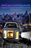 Solar Rechargeable Flashlight – Zoomable Waterproof COB LED Torch & Portable Lantern thumbnail 12