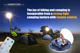 13500mAh Rechargeable Camping Lantern – Waterproof LED Light with Remote Control, Power Bank, & Stepless Dimming thumbnail 9