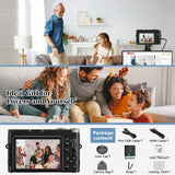 Melcam 4K Digital Camera with Flip Screen – 48MP Autofocus Vlogging Camera for Photography & Video, Anti-Shake, Flash, 16X Zoom thumbnail 10
