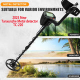 TC-220 Portable Metal Detector – 5 Detection Modes, Smart LCD, Deep Scan Precision thumbnail 1