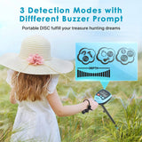 MD-1012 Kids Metal Detector – Lightweight Gold & Treasure Finder with LCD Display, Adjustable Height, and Audio Alerts thumbnail 6