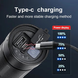 9000000LM Rechargeable Tactical LED Flashlight – 600W, Long-Range Beam, 12000mAh Power Bank, Waterproof & Zoomable thumbnail 15