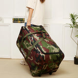 Camouflage Waterproof Oxford Travel Duffle Bag – Large Capacity Moving & Storage Bag thumbnail 4