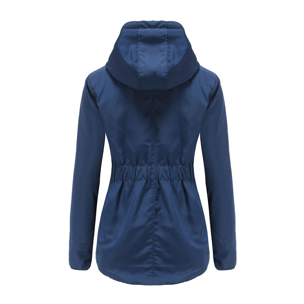 Women's Warm Hooded Parka – Thick Plush Mid-Length Winter Coat (S–5XL)
