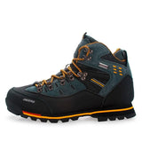 Men’s Waterproof Hiking Shoes – Outdoor Mountain Climbing Sneakers with Height Boost thumbnail 1