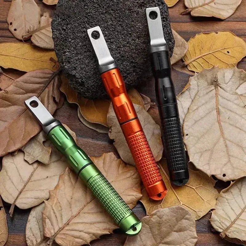 Waterproof Outdoor Survival Lighter – Portable Metal Fire Starter for Camping & Adventure