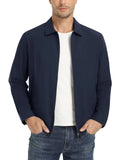 TACVASEN Men’s Lightweight Bomber Jacket – Casual Zip-Up Workwear for Spring & Fall, Water-Resistant Outdoor Windbreaker thumbnail 24