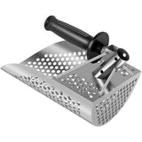 TreasurePulse Stainless Steel Metal Detecting Sand Scoop & Shovel Kit – 2-in-1 Beach Sifter with Ergonomic Handle thumbnail 10