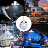 Solar Folding LED Camping Lantern – USB Rechargeable Emergency Light with 5 Modes & Hook (2400mAh, Waterproof, Remote Optional) thumbnail 6