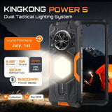 Cubot KingKong Power 5 – Rugged Smartphone with 15300mAh Battery, 6.88" 120Hz Display, Android 15, 16GB RAM + 128GB Storage, IP68/IP69K thumbnail 1