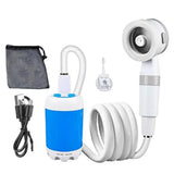 Rechargeable Portable Outdoor Camping Shower – Electric Pump with Digital Display & Accessories (4000mAh Battery) thumbnail 20