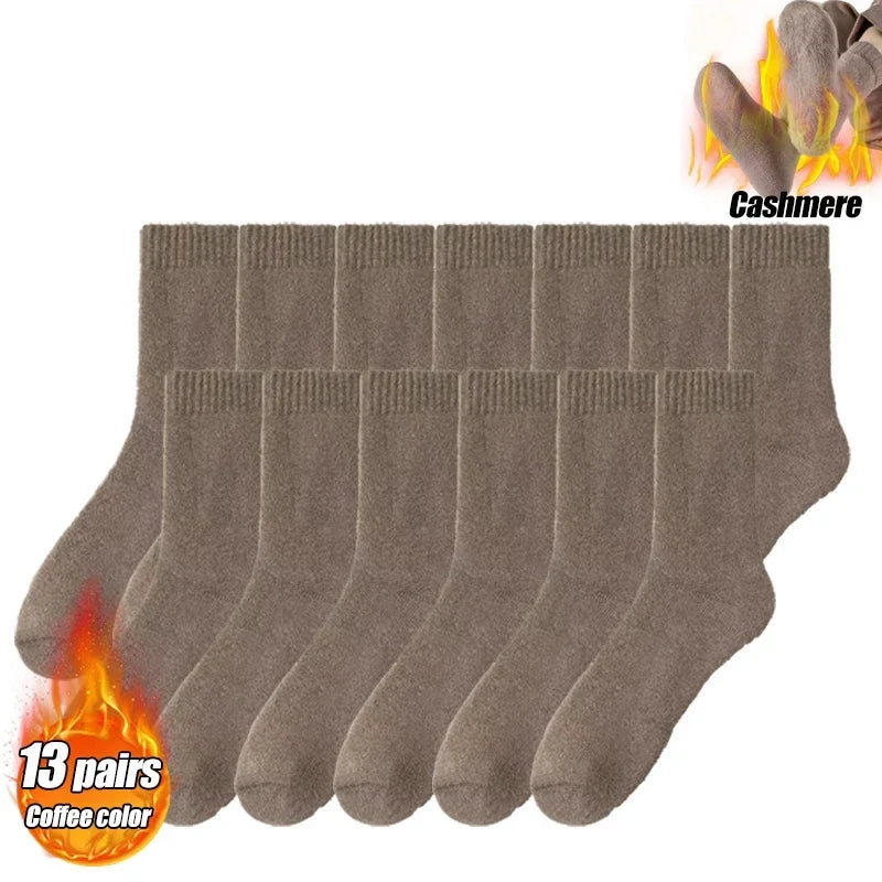 Winter Thermal Socks for Men & Women – Insulated Cold Weather Hiking Socks (Multiple Pairs Available)